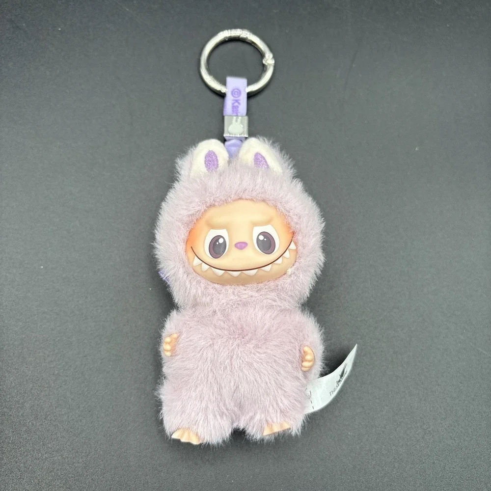 POP MART Labubu The Monsters Pin For Love Series Mini Vinyl Plush Doll Pendant M